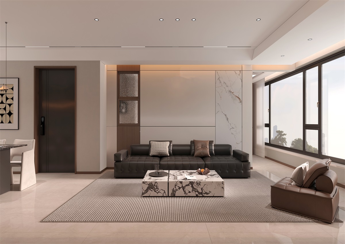 玉庭華府131㎡ | 現(xiàn)代意式+美拉德色系，濃郁棕調(diào)的電影氛圍直接封神！