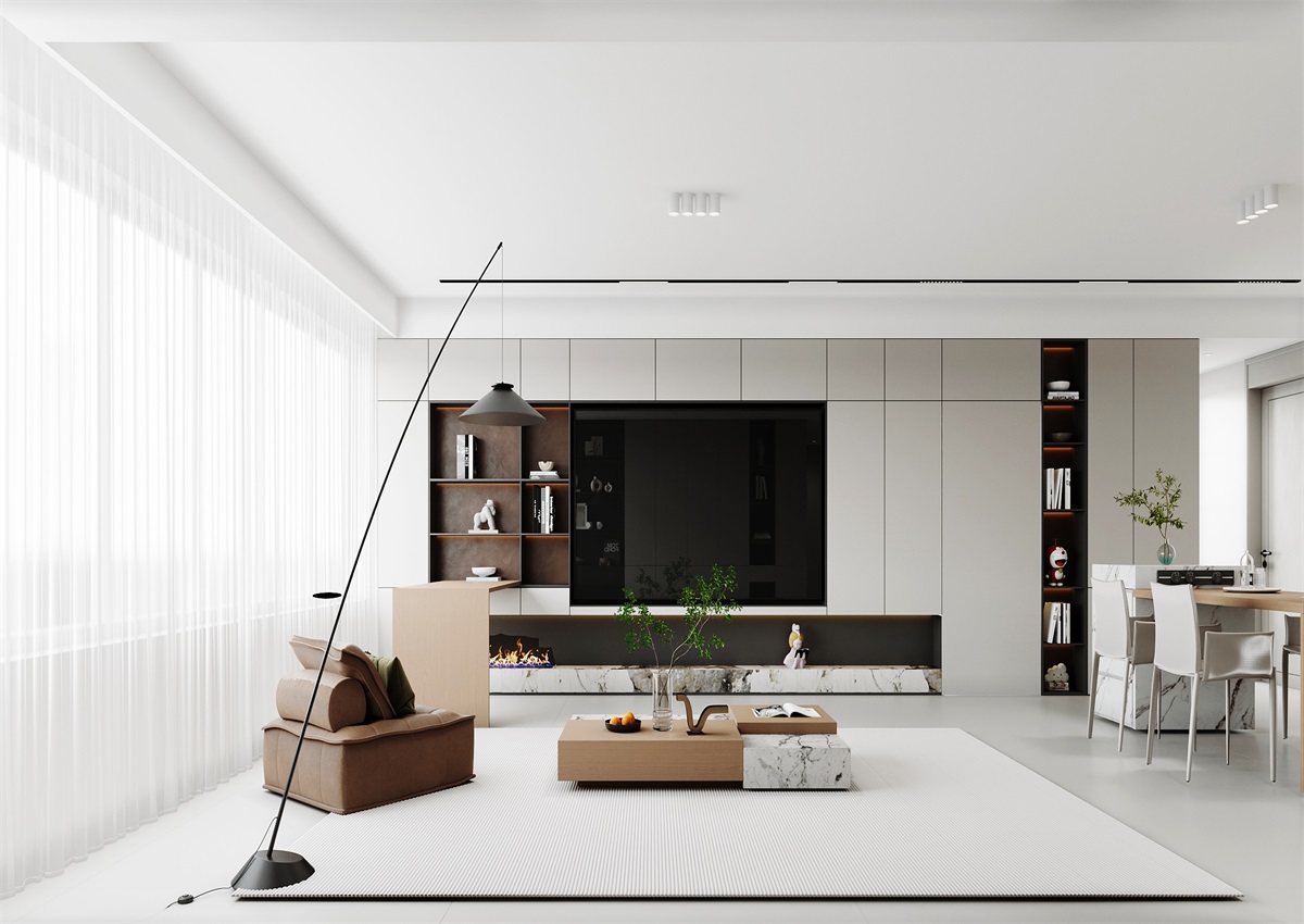 中海華樾143㎡ | 三口之家的極簡(jiǎn)主義，審美+功能雙雙在線！