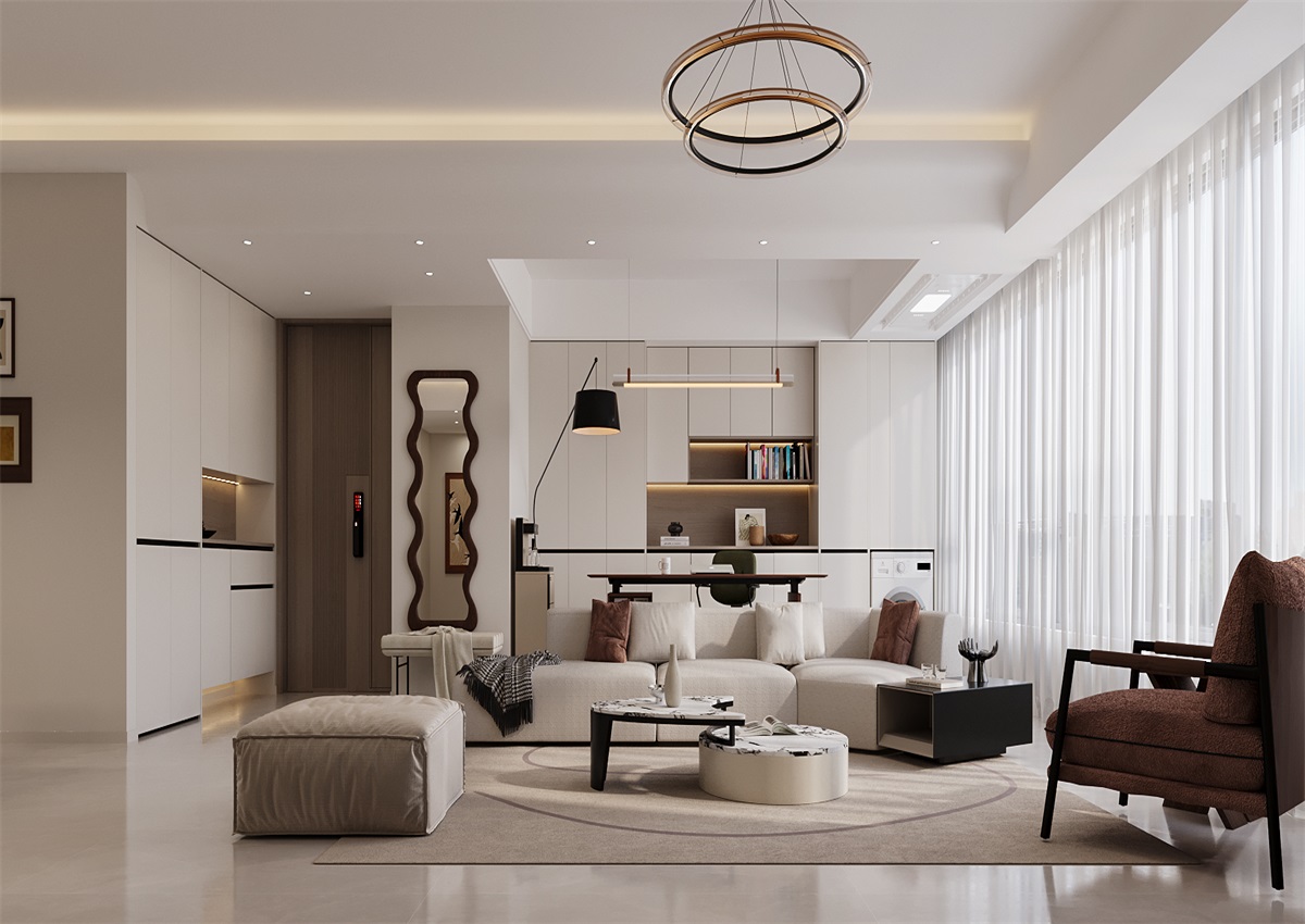 中海尚學(xué)府135㎡ | 為什么都喜歡奶油風(fēng)？看完她家我知道了