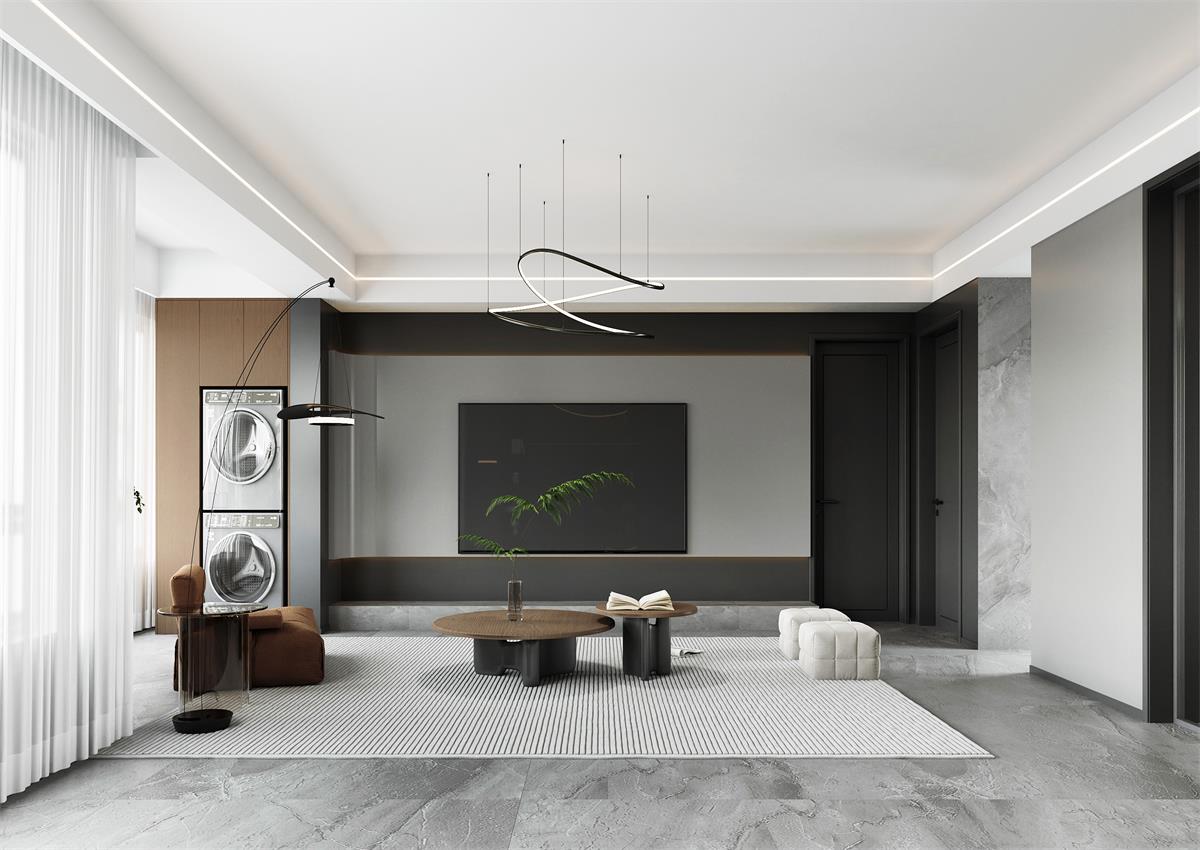 國府壹號| 驚艷！147㎡黑色簡約家，又A又颯高級感直接拉滿