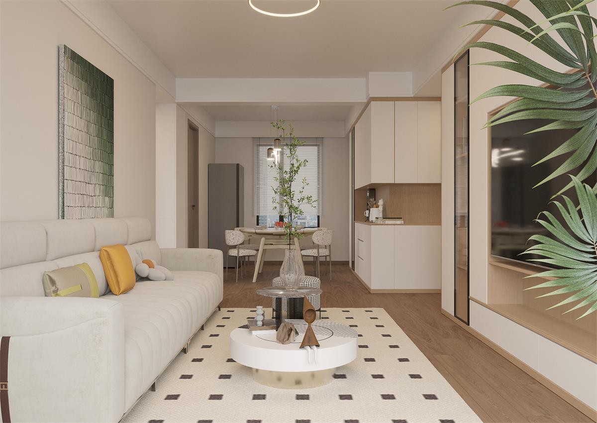 中房西悅府 | 簡(jiǎn)約不失高級(jí)，127㎡原木奶油風(fēng)滿是松弛感！