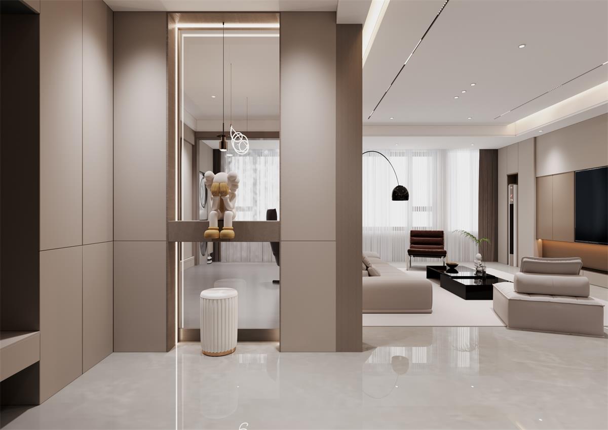 玉庭華府146㎡ | 自帶高級(jí)感的意式極簡(jiǎn)家，一進(jìn)門(mén)就想哇塞！