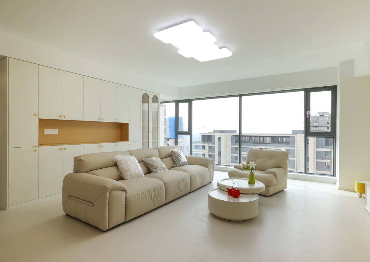 實(shí)景 | 萬(wàn)錦公館143㎡奶油風(fēng)，藏進(jìn)角落里的寫(xiě)意自然，讓焦慮瞬間清零！