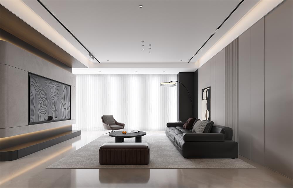 中海華樾133㎡ | 看不膩的「黑白極簡(jiǎn)」王炸組合！高級(jí)感原地封神！