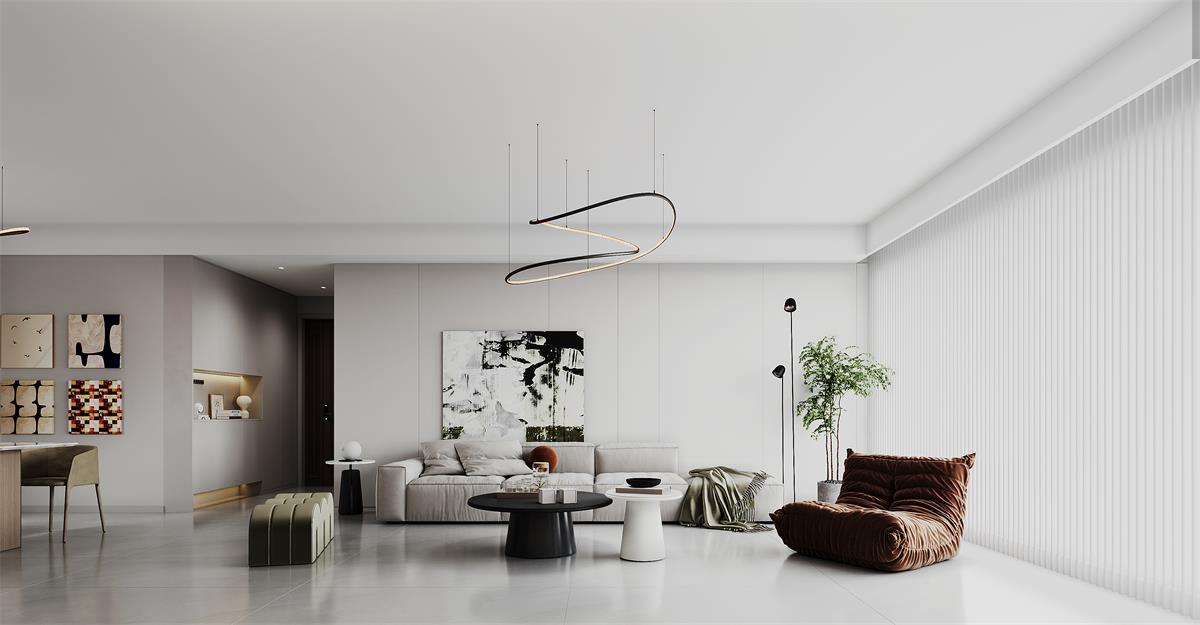 寧房云筑129㎡ | 裝修的盡頭原來是極簡！家越簡單越高級~