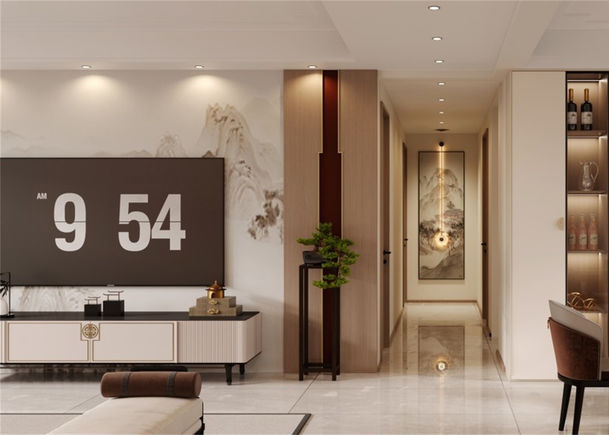 中海華樾185㎡ | 新中式到底有多絕？東方美學直接拿下一家老??！