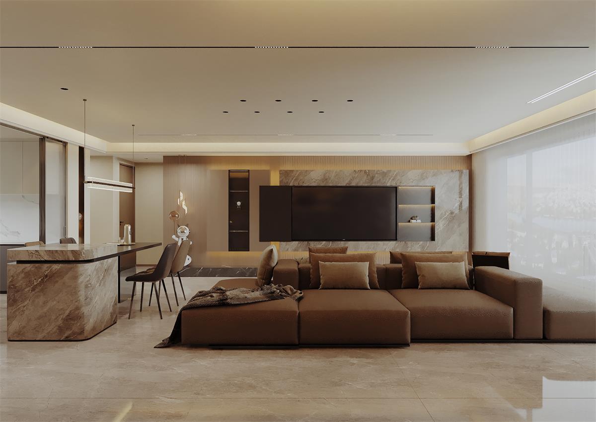 中恒央御143㎡ | 朋友說：品味不錯哦！你家意式輕奢風(fēng)顯貴又好看