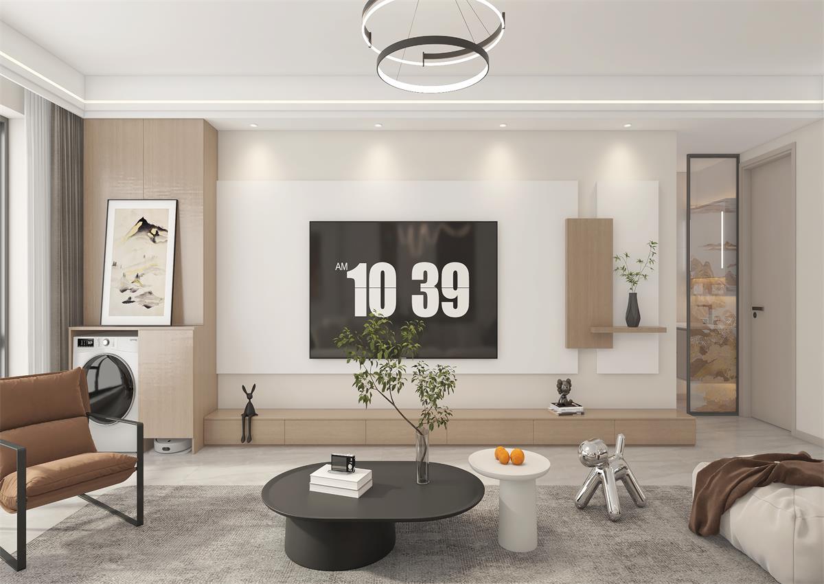 紫辰府128㎡ | 『奶油風(fēng)』不是刷個(gè)大白墻！溫馨、顯大、好打理才是核心！