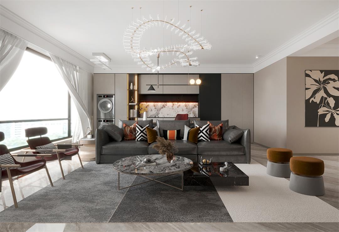 民生北府133㎡ | 沒跟風！自己做主裝了現(xiàn)代風的家，實用又耐看！