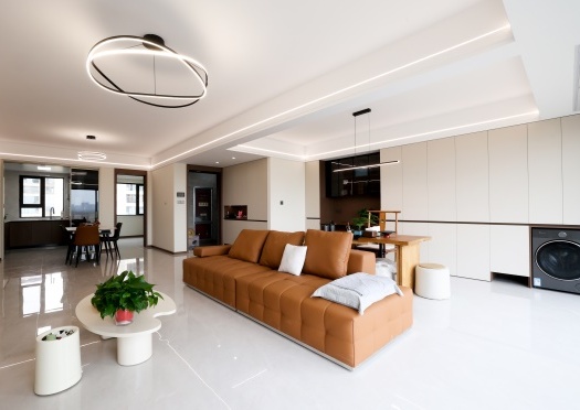 實(shí)景首發(fā) | 不做網(wǎng)紅造型！這套133㎡簡(jiǎn)約風(fēng)的家，治愈往后余生~