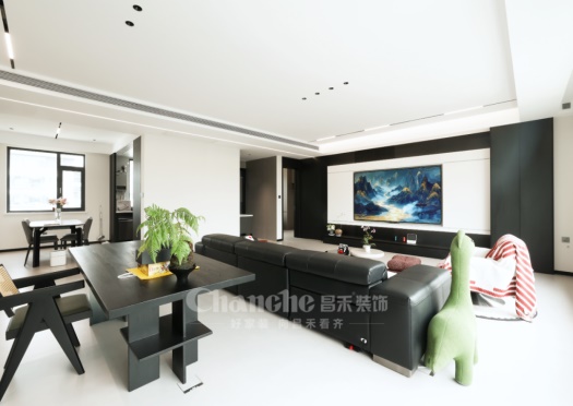 吳忠天宸灣·完工實(shí)景 | 越簡(jiǎn)單越高級(jí)！黑白極簡(jiǎn)風(fēng)完美落地~